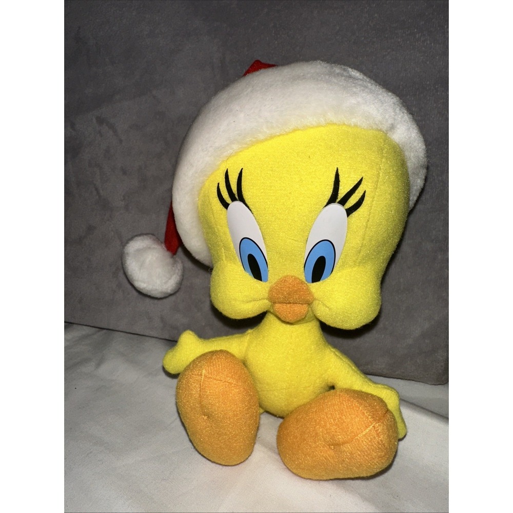 Tweety Bird With Santa Hat 1995 Vintage Great Condition 8 "